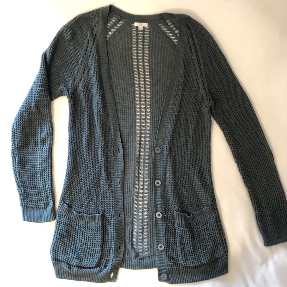 Green BP Cardigan